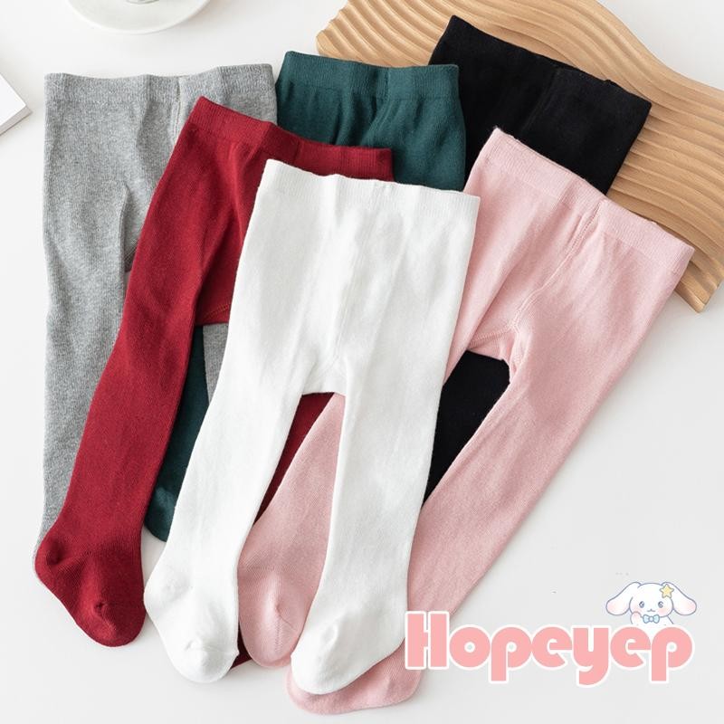 Zjtjj-baby Girls Pantyhose ทารกแรกเกิดเอวยางยืดสีทึบถุงน่อง Slim Fit ถุงเท้า Tights สําหรับ Casual ทุกวัน