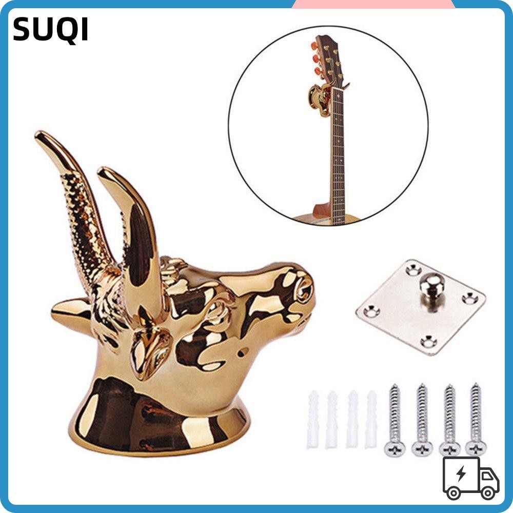 Suqi ขาตั้ง ลายหัวกระทิง สําหรับแขวนกีตาร์ อูคูเลเล่