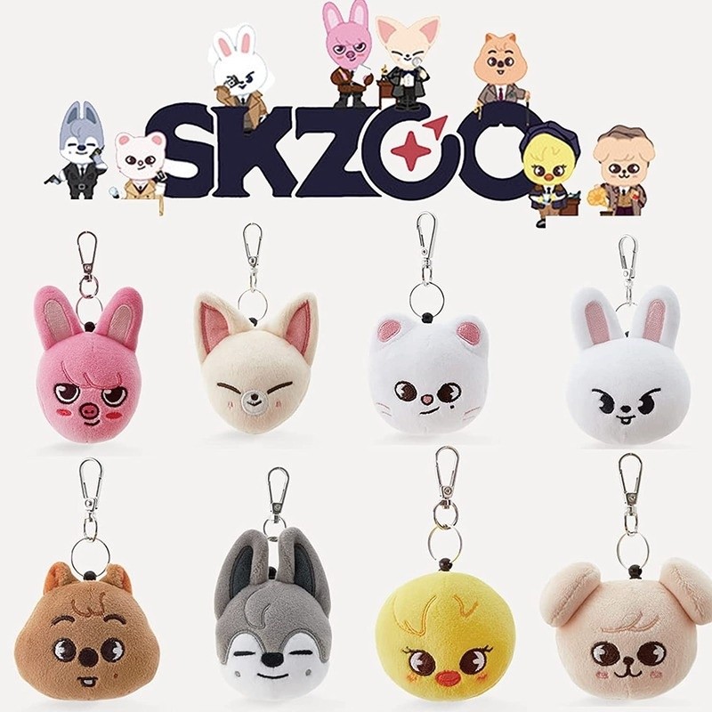 Stray Kids Skzoo-Children Idol Design พวงกุญแจตุ๊กตาแฟนอุปกรณ์เสริมคอลเลกชันของขวัญ