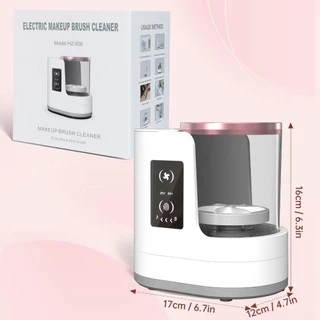 BUBBZO ล้างแปรงแต่งหน้าและอบผ้า, USB Electric 3 IN 1 Makeup Brush Cleaner| อัตโนมัติแบบพกพาพร้อมเครื่องเป่า-ที่ยึด แปรงเครื่องสําอางทําความสะอาดเครื่องมือสําหรับแปรงแต่งหน้าทั้งหมดประเภท