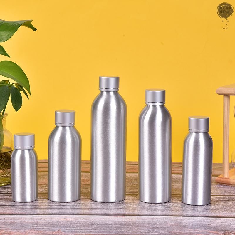 [GR] 50/100/120/150/250ml ขวดโลชั่นอลูมิเนียมโลหะขวดเปล่าภาชนะเครื่องมือ TH