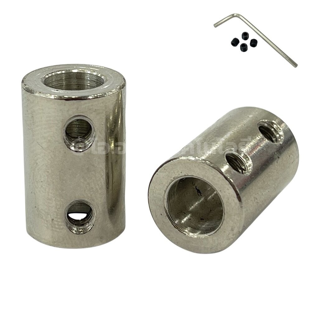 CP-M Ø3-12mm คัปปิ้ง ข้อต่อเพลา ต่อแกนมอเตอร์ Metal Coupling ข้อต่อแกนเหล็ก ข้อต่อแกนมอเตอร์ คัปปลิ้ง 3-3/4-4/5-5/6-6...