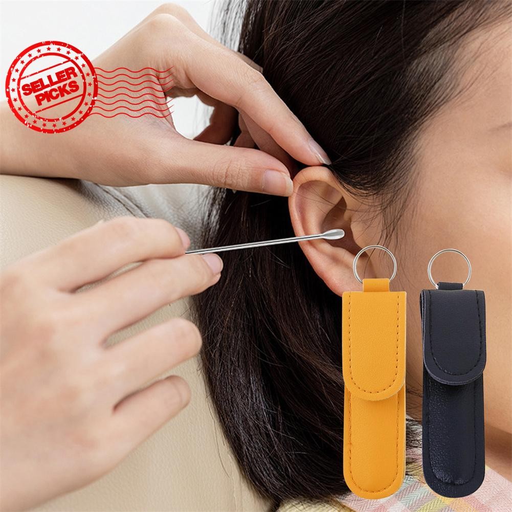 ชุดทําความสะอาดหูชุดทําความสะอาดหูแบบพกพาชุดเครื่องมือหู Earpick ทําความสะอาดช้อน Clean Ear Care U4j