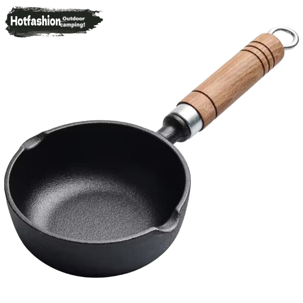 13 ซม.เหล็กหล่อ Saucepan Mini ไข่กระทะ Nonstick หม้อซุปขนาดเล็กกระทะนม