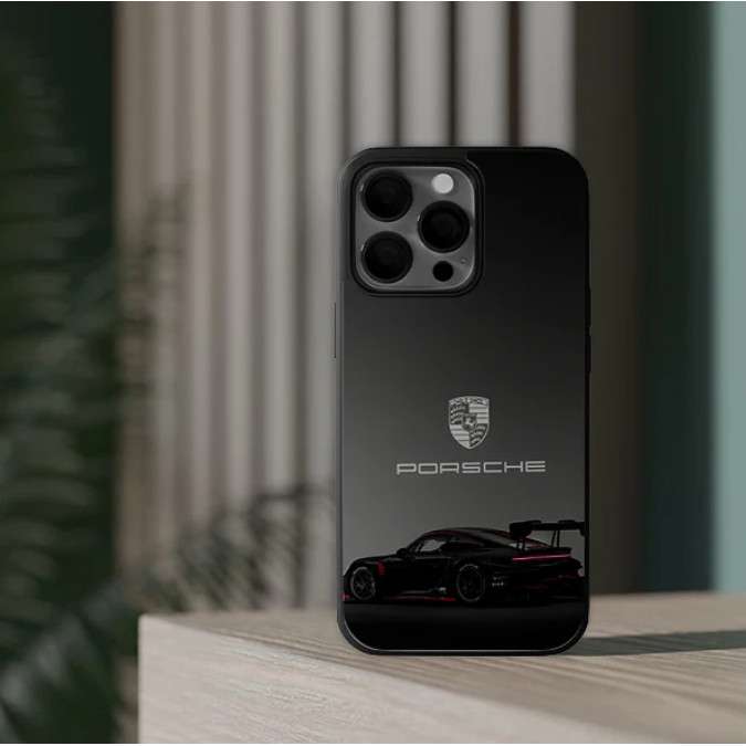 เคสโทรศัพท์ Night Porsche สำหรับ iPhone 16/15 promax/14pro/ 13/12/11... เคสสุดเท่