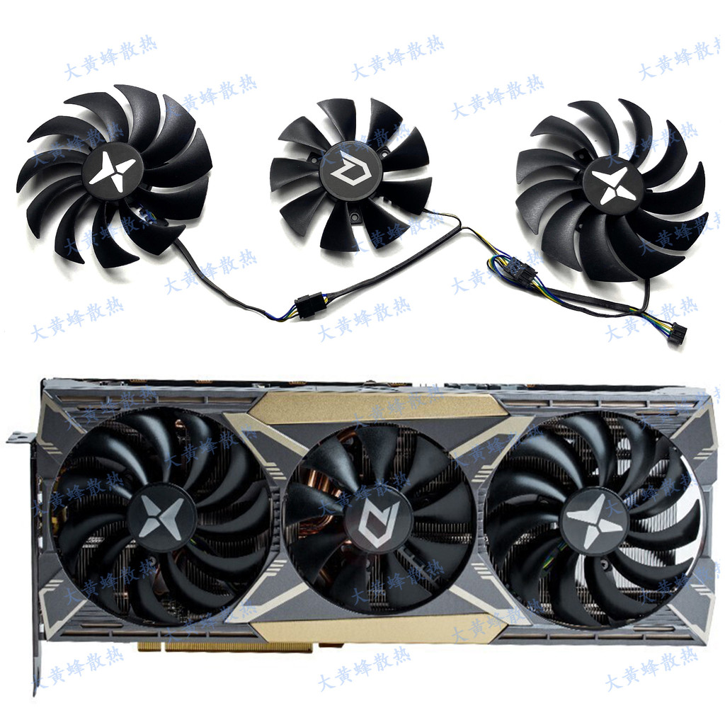 ((พัดลมการ์ดกราฟิก) Dylan Hengjin RX 5600XT 5700XT 5700 X God of War X War Demon พัดลมการ์ดกราฟิกเงี