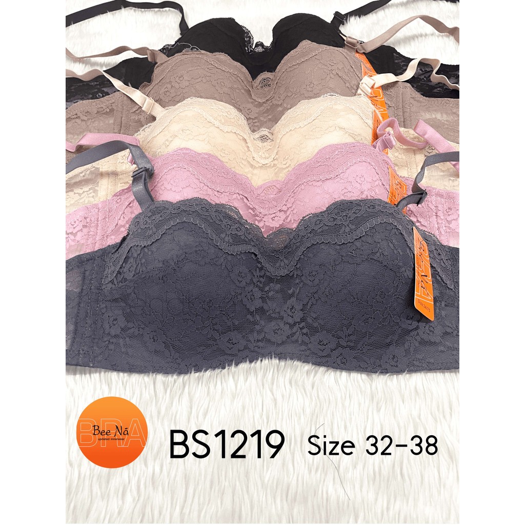 Beena บราเกาะอก ครึ่งทรง ลูกไม้ฝรั่งเศษ BS1219