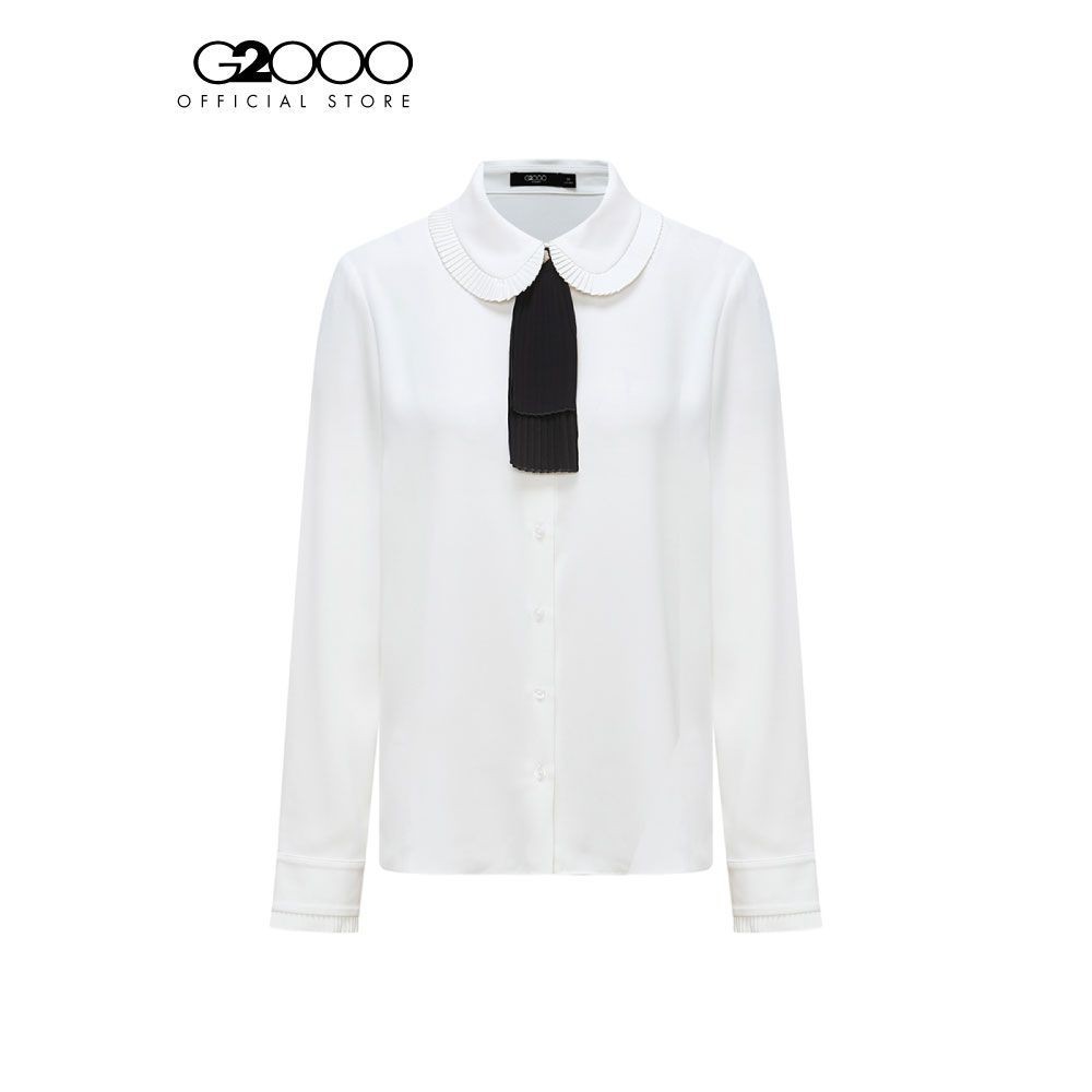G2000 เสื้อเบลาส์สำหรับผู้หญิง ทรง Regular Fit รุ่น 4124103101 OFF-WHITE