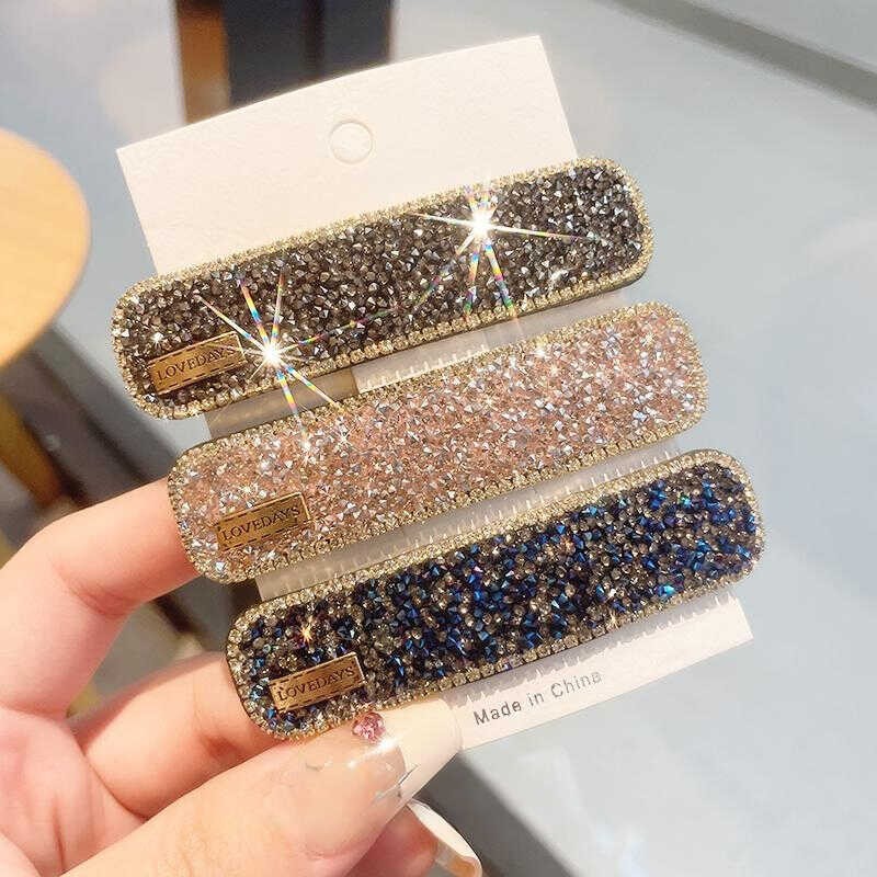 Simple Zircon Hairpin กิ๊บติดผมแฟชั่นเกาหลีอุปกรณ์เสริมผมสําหรับผู้หญิงs ราคา ถูกที่สุด ดีลบีเคเค แกลเลอรีภาพที่ 2
