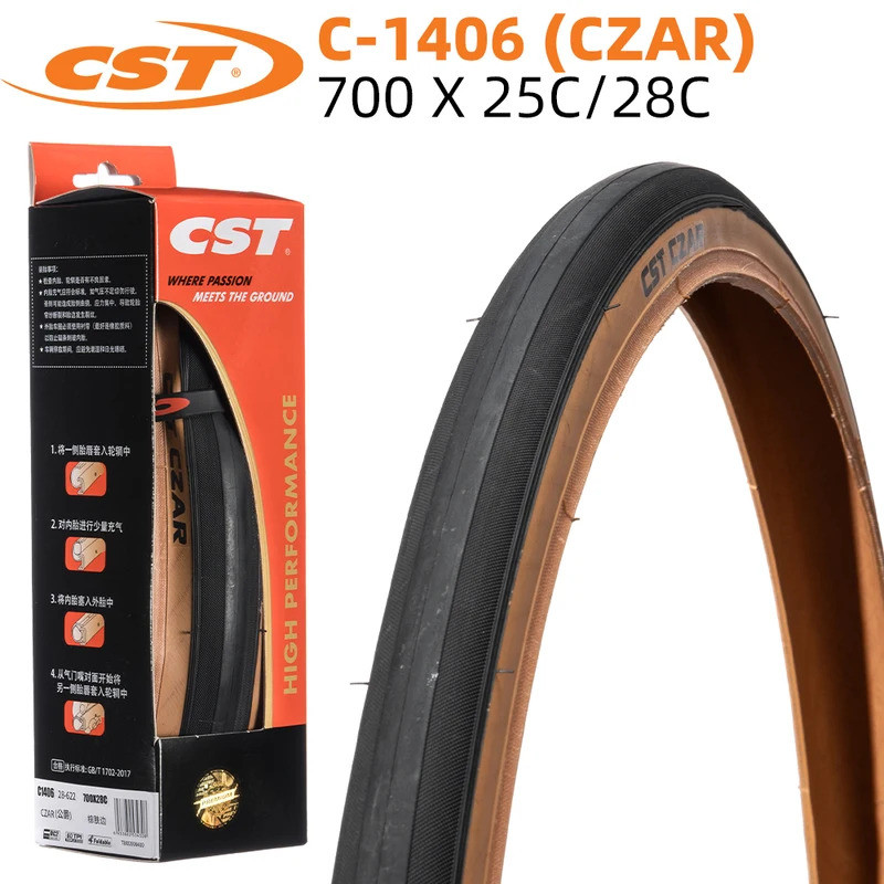 CST C1406 จักรยานยางถนนจักรยาน TIRE CZAR C-1406 พับยางยาง 700C 700X25 700X28 25C 28C
