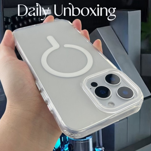 【Jelly color/acrylic hard case/White】เคส compatible for iphone 11 12 13 14 15 16 pro max case