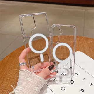 เคสโทรศัพท์ชาร์จแม่เหล็กไร้สาย for Samsung Galaxy A57 A37 A56 5G A16 A36 A26 S26 S25 Ultra S22 S24 Plus S23 A17 A07 A54