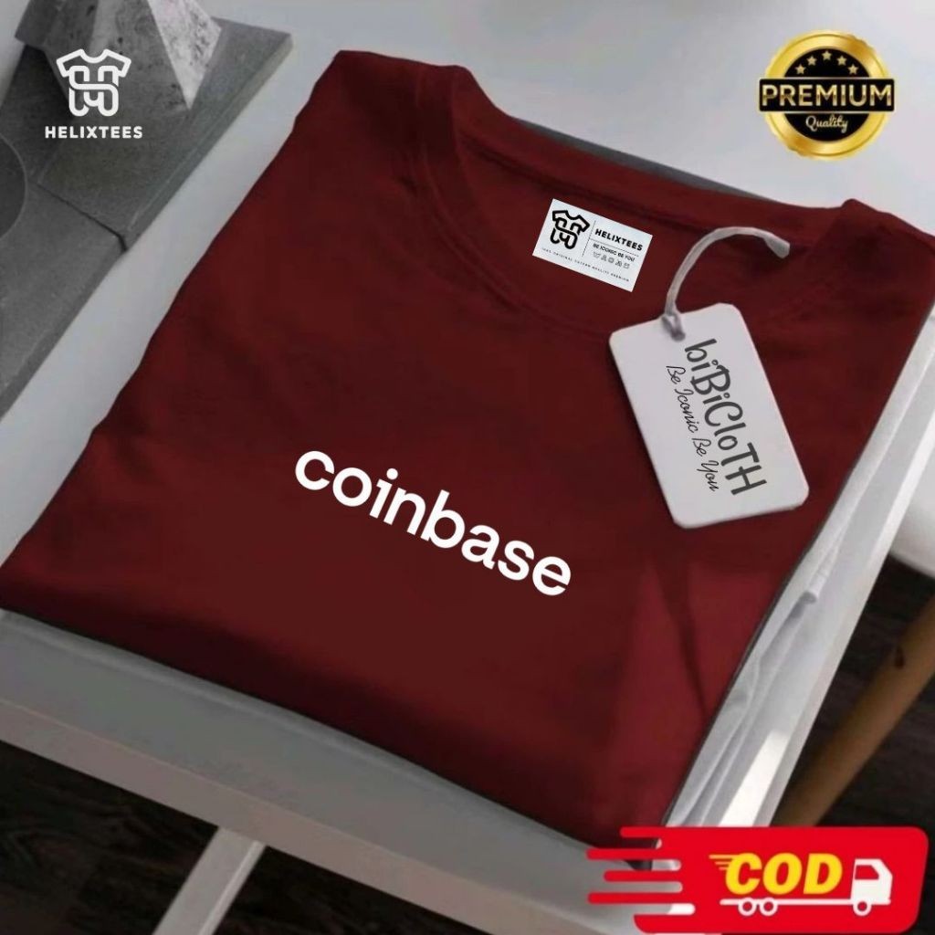 เสื้อยืด Distro Trader kripto Coinbase Cotton Combed 20s WaliStore Premium 100%