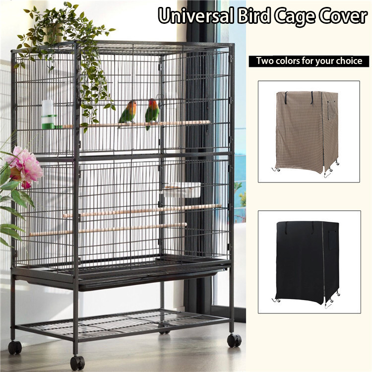 Universal Bird Cage Cover ผ้าคลุมกรงนก ขนาดเล็ก ระบายอากาศ น้ําหนักเบา 51×38 x 23.5 นิ้ว