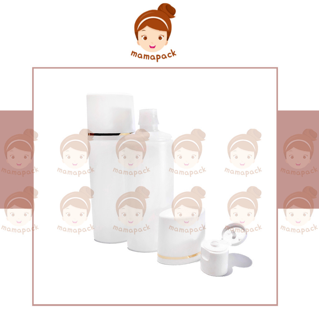 Putri Bottle 100ml Natural – Choice of Ivory White Caps with Gold, Silver, & Light Pink with Gold Li