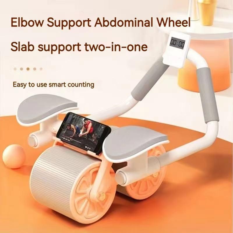 ล้อออกกำลังกาย ลูกกลิ้งออกกำลังกาย ลูกกลิ้งบริหารหน้าท้อง อัตโนมัติ ลูกลิ่งออกกาย น้ำหนักบุรรทุกสูงสุด