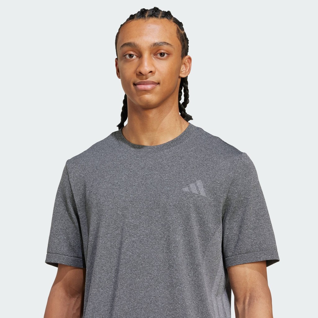 adidas Gym & Training Train Essentials Structure Tee Men Grey JX2710 ราคา ถูกที่สุด ดีลบีเคเค แกลเลอรีภาพที่ 7