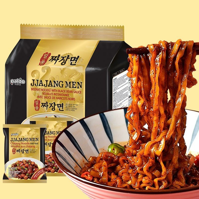 2025 สไตล์ใหม่เกาหลีนําเข้า พัลโด บริติชแอร์เวย์ ดาว ยิป ยูชาน ก๋วยเตี๋ยวซอสผัด บะหมี่ผสมแท้ บะหมี่กึ่งสําเร็จรูป ราเมนเกาหลี บะหมี่กึ่งสําเร็จรูป20250429