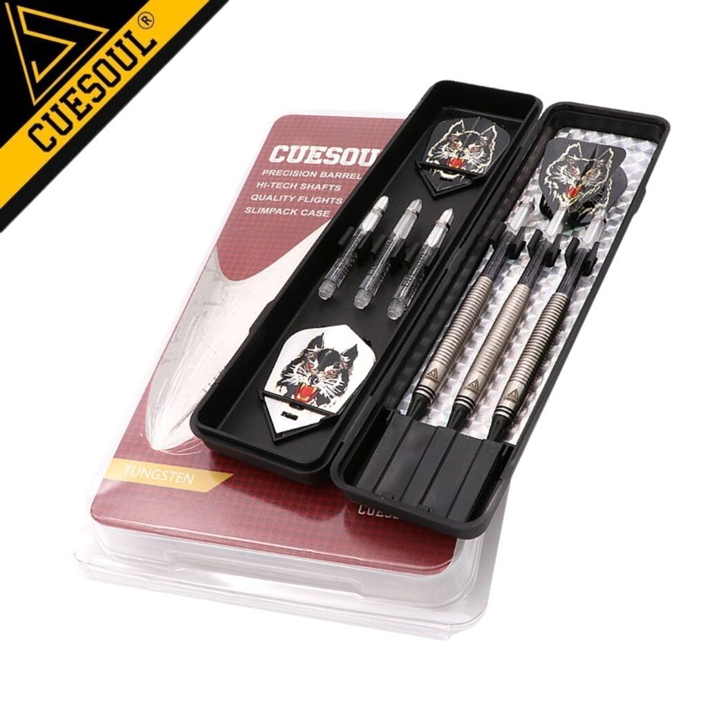 ลูกดอกปาเป้า CUESOUL Tungsten Soft Darts / Wolf Fantail Flight