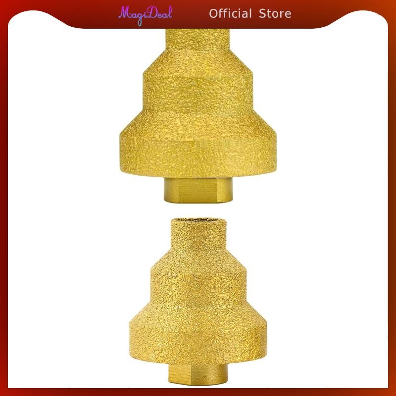 MagiDeal Pagoda Chamfer Pagoda Chamfer Drill Pagoda Milling Bit สําหรับกระเบื้องเซรามิค Porcelain กา