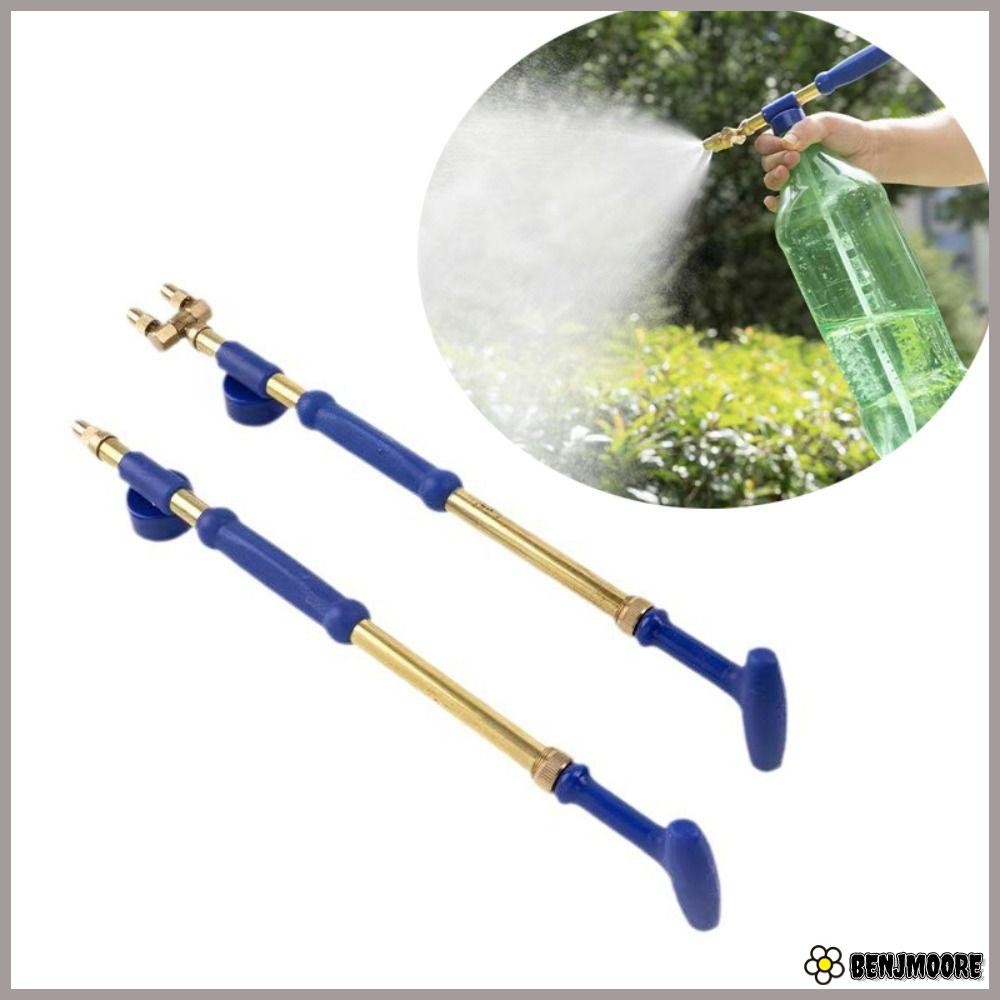 BENJMOORE เครื่องพ่นชลประทาน, ทองเหลืองเดี่ยว/คู่หัว Atomizing Misting หัวฉีด,แรงดันสูง Universal ปรับ Garden Sprayer