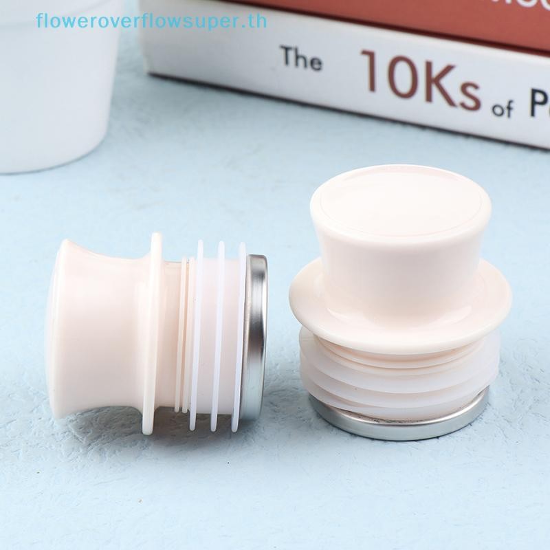 FSTH 1 PC กระติกน้ําร้อนขวด Stopper สแตนเลสซิลิโคนกาต้มน้ําฝาครอบน้ําร้อนสําหรับ Thermos ถ้วยอุปกรณ์เสริมอะไหล่ HH