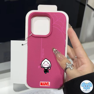 เคสไอโฟน 16 17 สำหรับ IPhone 16 XR 17 air 13 16 11 15 12 14 Pro Max XS X Max 16 7 Plus คู่รักการ์ตูนสไปเดอร์แมนอินเทรนด์