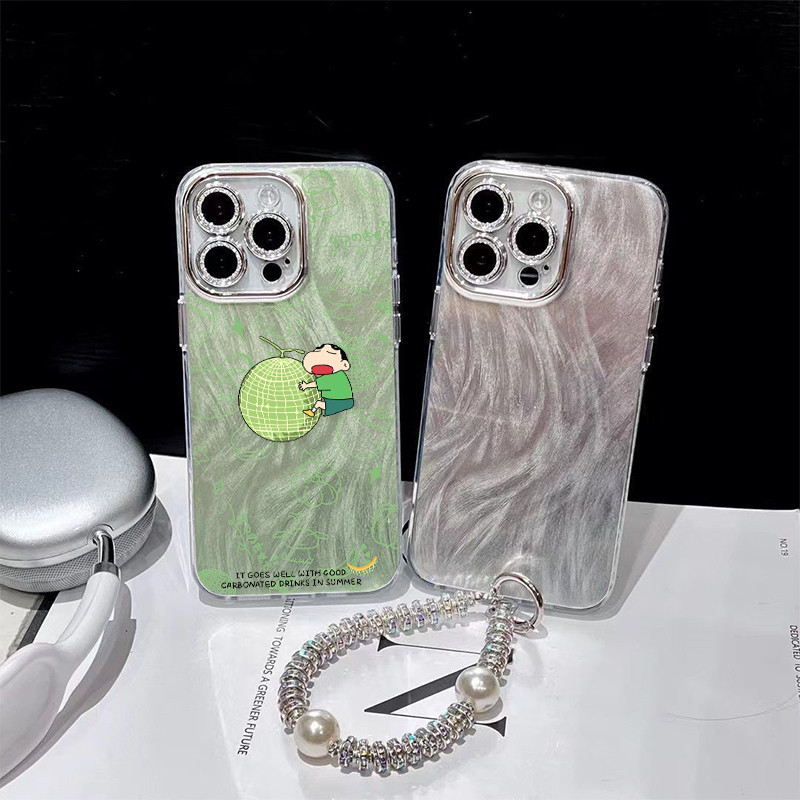 ขนนกสุดหรูตก แต่งกลิตเตอร์กันกระแทก Tpu อ่อน IPhone 11 15 12 7Plus 14 13 Pro Max XR 8 7 Plus X XS Max 16PROMAX IP15PLUS - รูปที่ 5