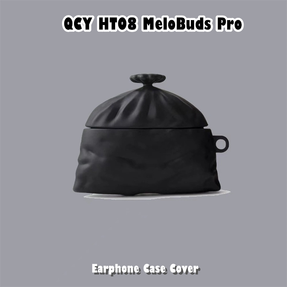 จัดส่งที่รวดเร็วmentFor QCY HT08 MeloBuds Pro Case Casing Soft Silicone Funny Cartoon Headphone Case