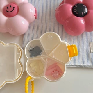 【พร้อมส่ง】กล่องใส่ยา กล่องยาแบบพกพาขนาดเล็ก พลาสติกแข็งแรง กันน้ำ ทนทานต่อแสงแดด พกพาง่าย KKHOME