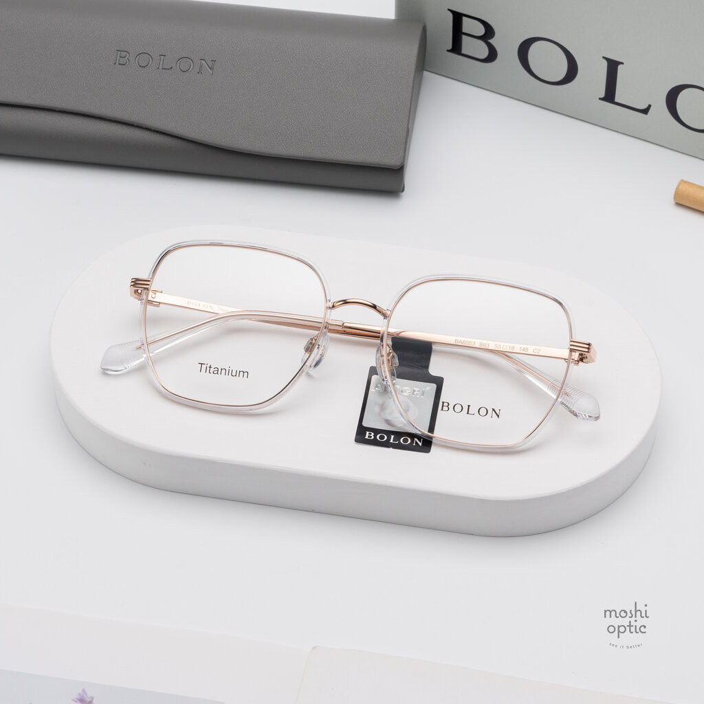 แว่นสายตา BOLON รุ่น SAPA BA6053 B93 Rose Gold Transparent
