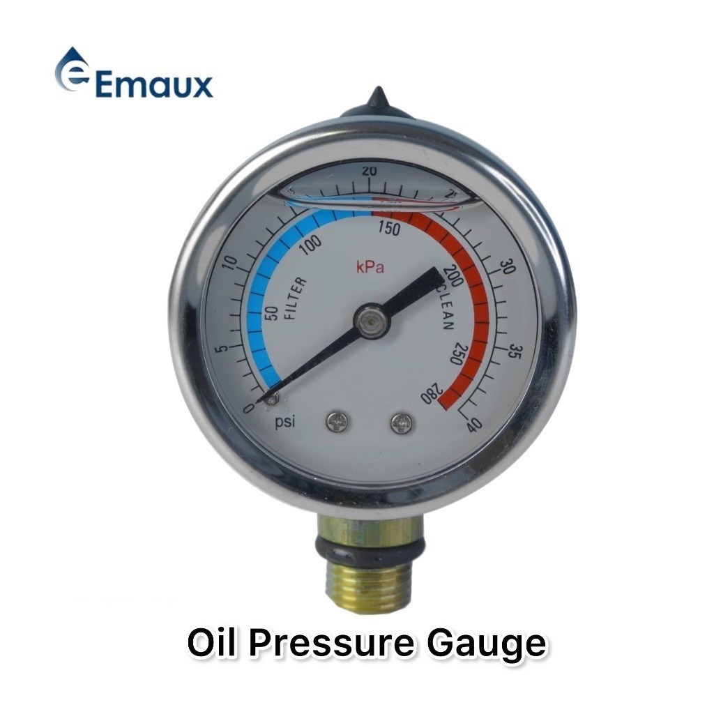 เกจวัดแรงดันถังทรองสระว่ายน้ำ Pressure gauge