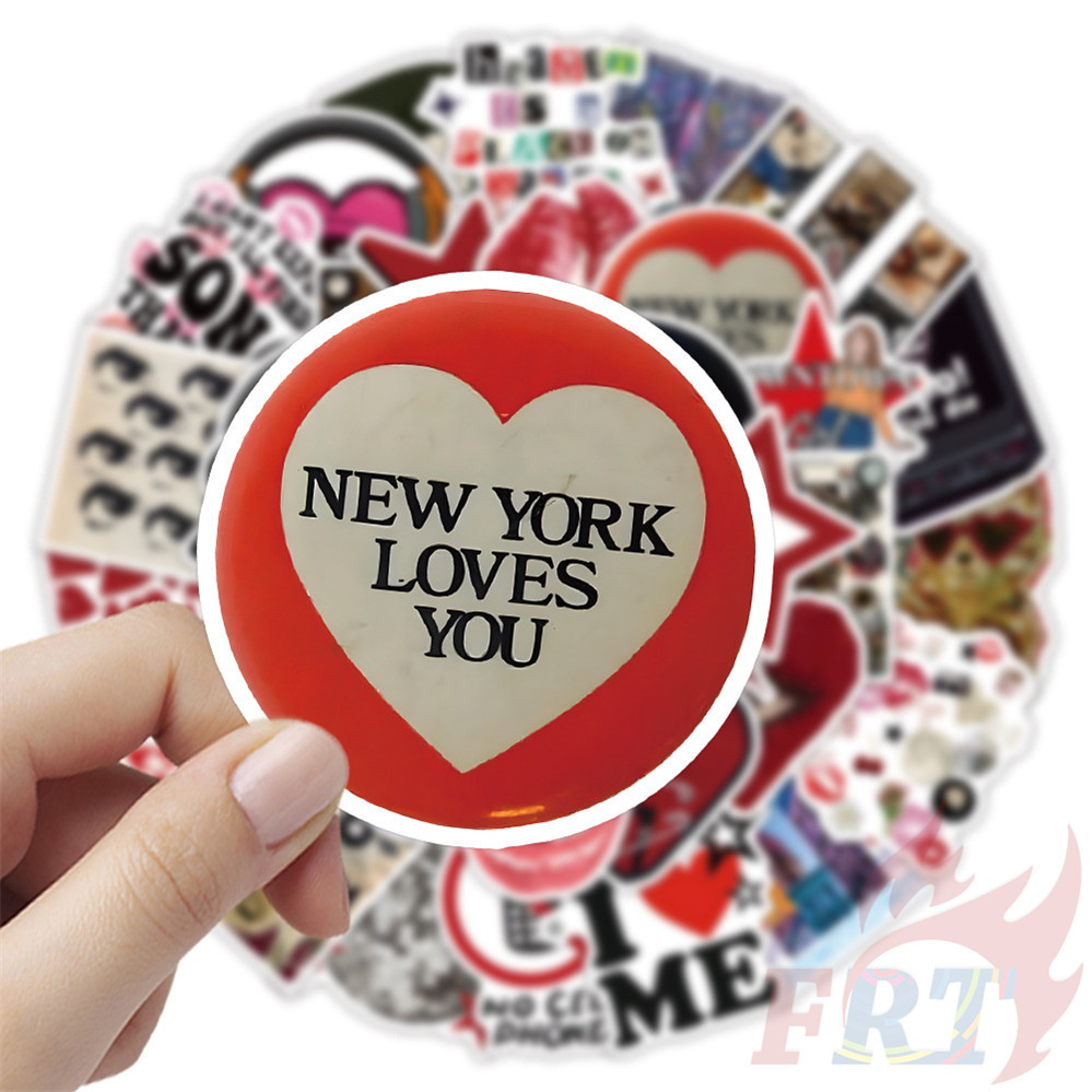 ❉ Retro Downtown Y2K Girls Art Series 01 Stickers ❉ 50Pcs/Set Fashion DIY Waterproof Decals Doodle Stickers - รูปที่ 4