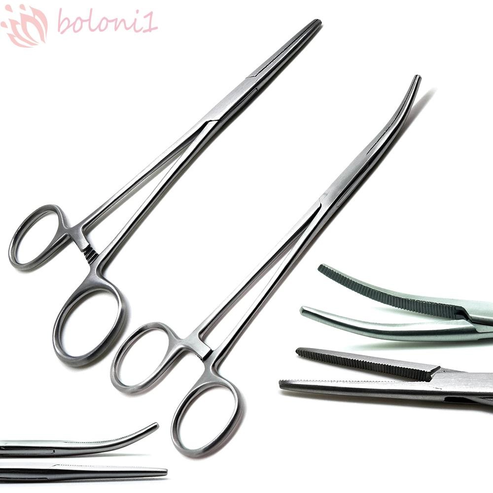 [COD] Hemostatic Forceps ปลายโค้ง 12.5 ถึง 24 ซม.คีมทําความสะอาดเครื่องมือสายตกปลาเครื่องตัดคีมสัตวแพทย์กรรไกรผ่าตัด Epilation เครื่องมือ