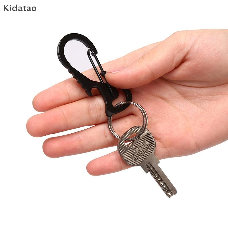 Kidatao 1 ชิ้นกลางแจ้งที่มีประโยชน์สแตนเลสหัวเข็มขัด Carabiner พวงกุญแจพวงกุญแจแหวนคลิปตะขอใหม่ ราคา ถูกที่สุด ดีลบีเคเค แกลเลอรีภาพที่ 6