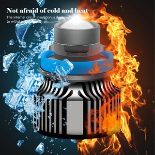 Feelfly 1 PC 12V H7 H11 H8 H9 9006 HB4 ไฟหน้ารถเลนส์ LED หมอกหลอดไฟ LED หมอกโคมไฟสีขาวสีเหลืองน้ําแข็งสีฟ้า Turbo หมอก G2H2