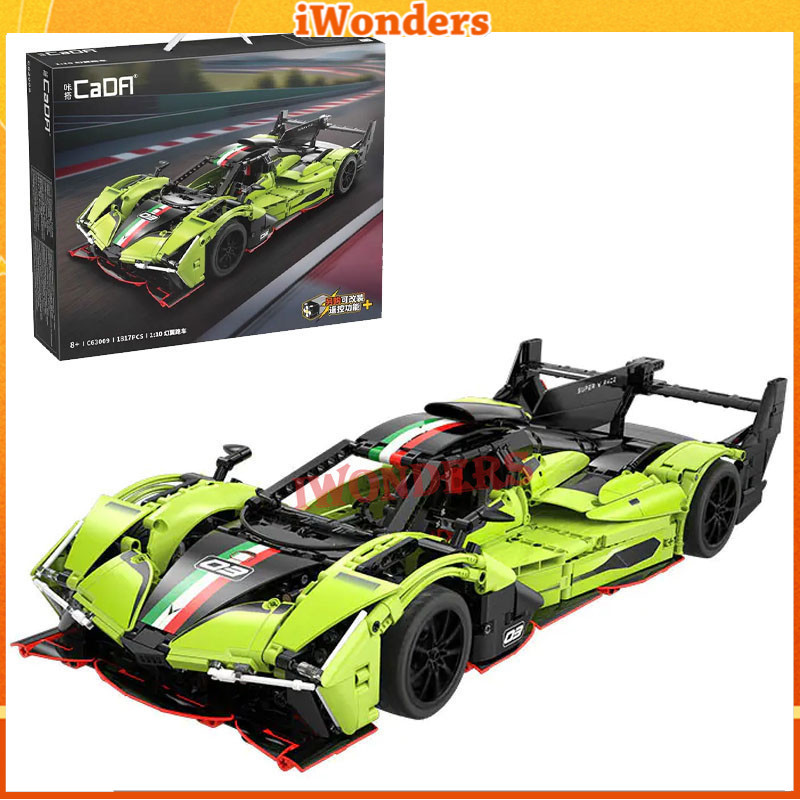 การวิเคราะห์ Cada 1:10 SC63 กีฬารถ Building Blocks รุ่น RC Racing อิฐเด็กของเล่นเด็กคริสต์มาสของขวัญ