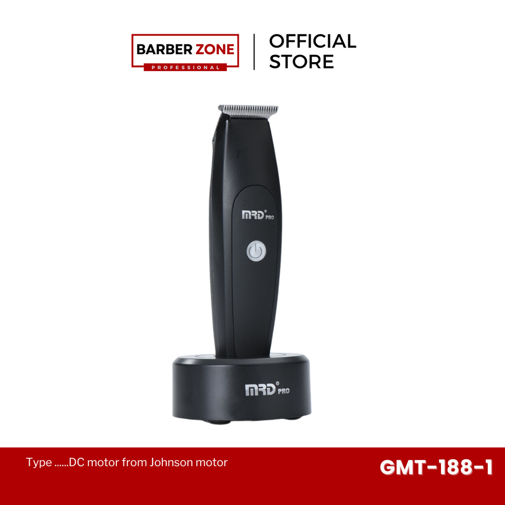 ปัตเลี่ยนไร้สายกันขอบ MRD TRIMMER  รุ่น GMT-188-1สำหรับช่างตัดผมชายมืออาชืพ 7,500 รอบ/นาที (ประกัน1ป