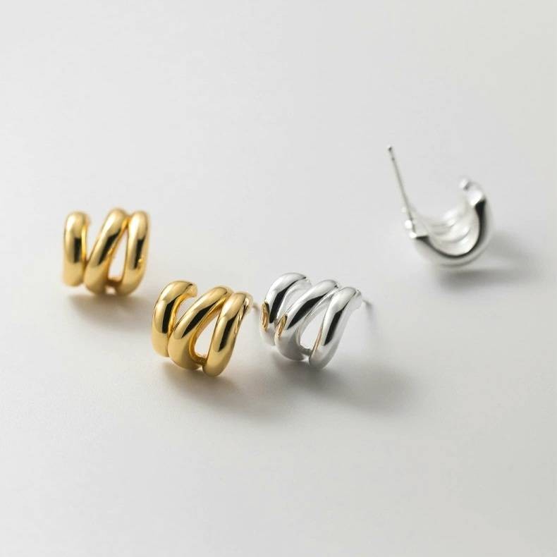 ✨️LULU✨️ EZZY Silver925 needle (MA-001)- ต่างหู ก้านเงิน(S925)