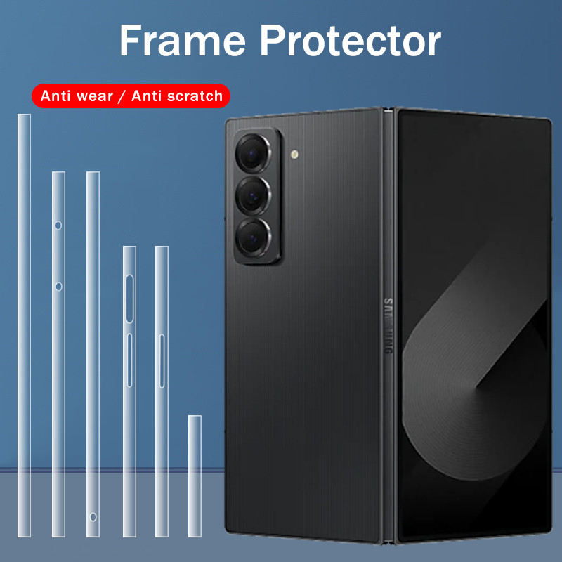 กรอบป้องกันฟิล์ม Hydrogel ใสสําหรับ Samsung Galaxy Z พับรุ่นพิเศษ SE W25 5G Edge บานพับ Protector Bo