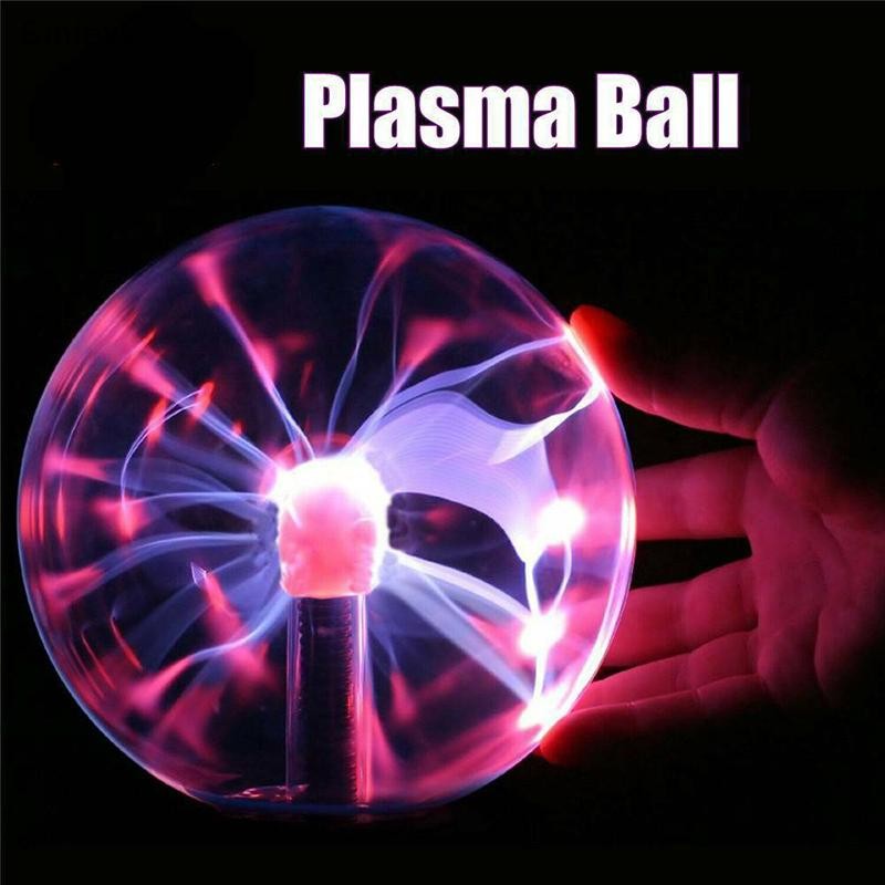 Nl แก้ว Magic Plasma Ball Light โคมไฟตั้งโต๊ะขนาดใหญ่ทรงกลมโคมไฟกลางคืน Touch US N