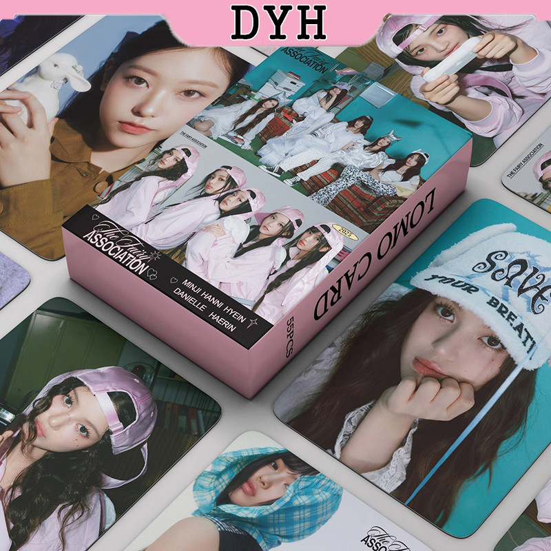 55 ชิ้น/กล่อง NewJeans Photocards The Fairy Association อัลบั้ม KPOP LOMO การ์ดคอลเลกชัน