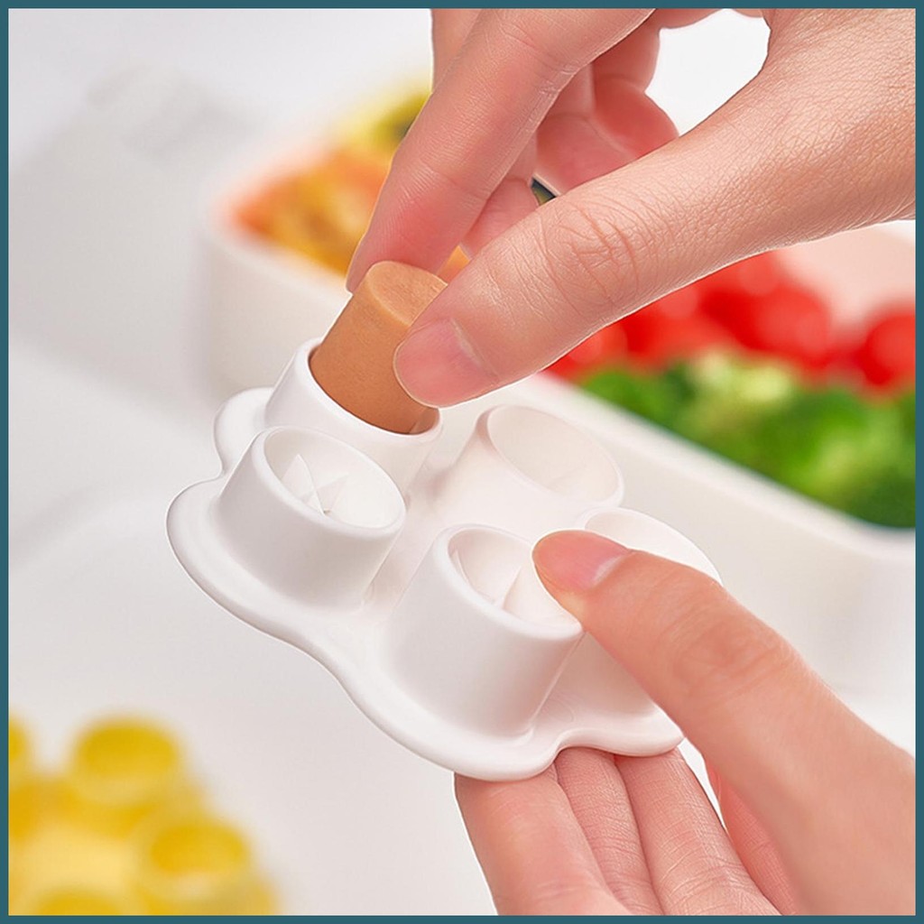 ไส้กรอกตัดดอกไม้แม่พิมพ์ 5 ใน 1 ไส้กรอกตัดชุดแม่พิมพ์ แกดเจ็ต ครัวที่มีฟังก์ชั่นตัดหลายสําหรับ ใบแจ้งหนี้ - รูปที่ 7