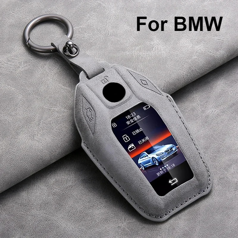 หนังรถสมาร์ทสําหรับ BMW X3 G01 G31 X5 G05 X4 G02 G30 G32 I8 X7 M5X F20 รถฝาครอบ Shell Fob สําหรับ BM