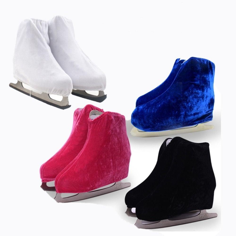 Fusionflash รองเท้าสเก็ต, Anti Grinding Professional รูปสเก็ต Boot Cover,ยืดหยุ่นหลายสีกํามะหยี่ Flannelette Ice Skate Boot Protector เด็ก ราคา ถูกที่สุด ดีลบีเคเค แกลเลอรีภาพที่ 7