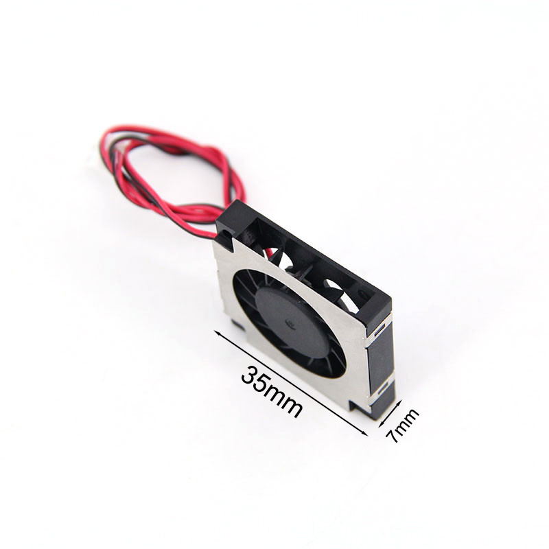เงียบ 35mmx35mmx7mm DC 5V 12V พัดลมระบายความร้อนค่อนข้าง micro turbo blower พัดลมโมดูลสําหรับ 3D เครื่องพิมพ์เครื่องมือ Cooler 35MMX7MM 3.5 ซม.THA1