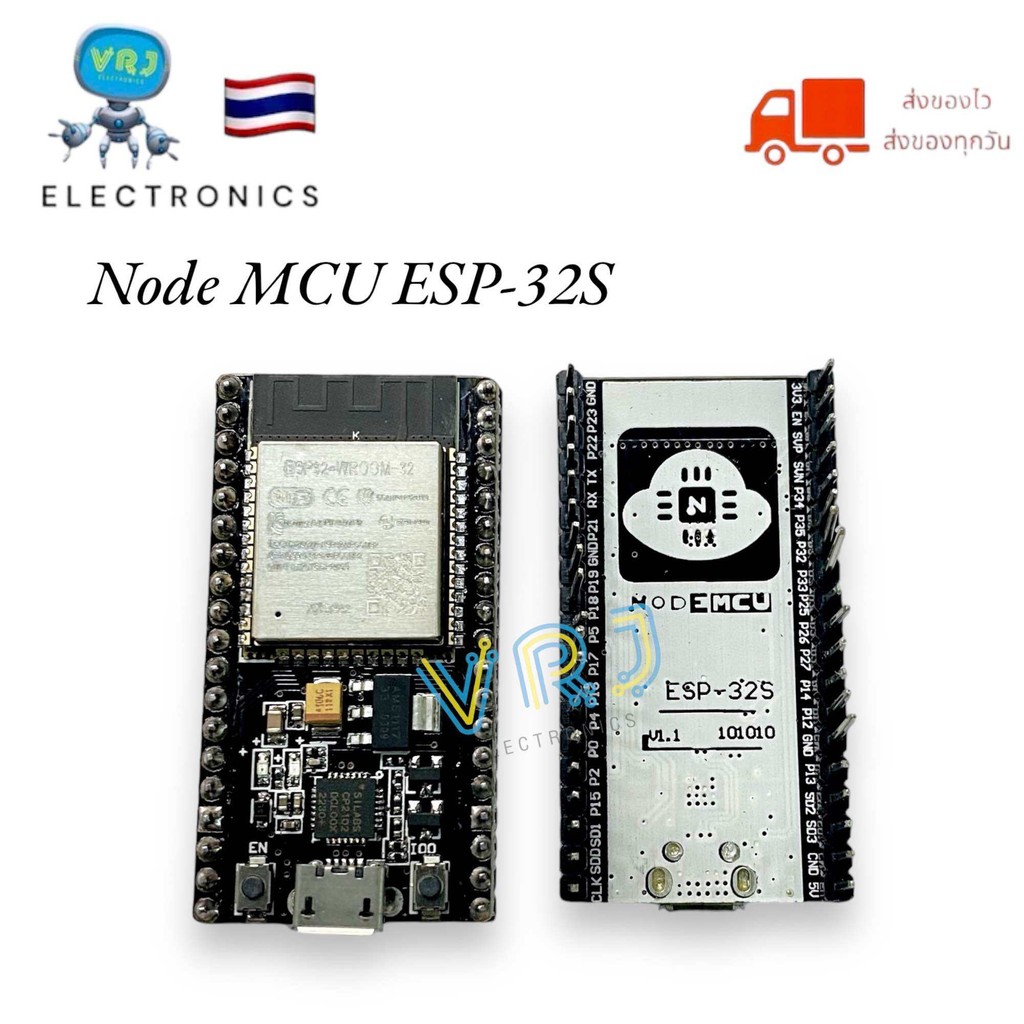 โมดูล ESP32 DEVKIT ESP32 NodeMCU Wi-Fi and Bluetooth