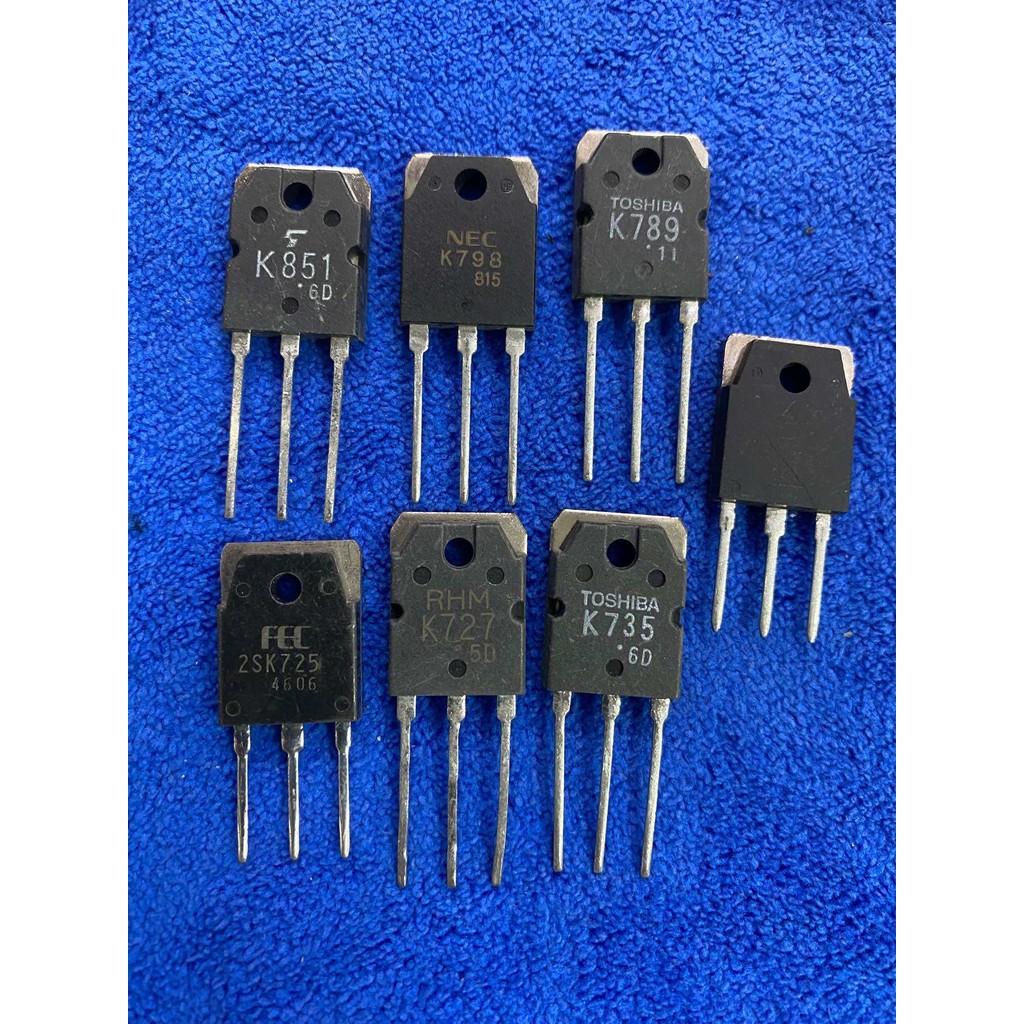 MOSFET K725,K727,K735,K789,K798,K851,K899แท้ทุกเบอร์มีพร้อมส่งในไทย