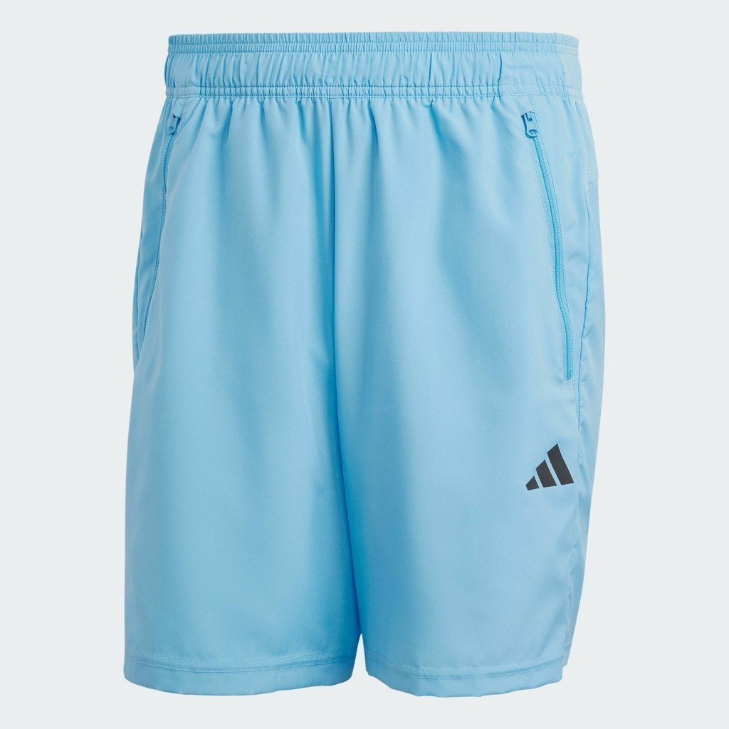 adidas เทรนนิง กางเกงเทรนนิงขาสั้นผ้าทอ Train Essentials ผู้ชาย สีน้ำเงิน IR9248