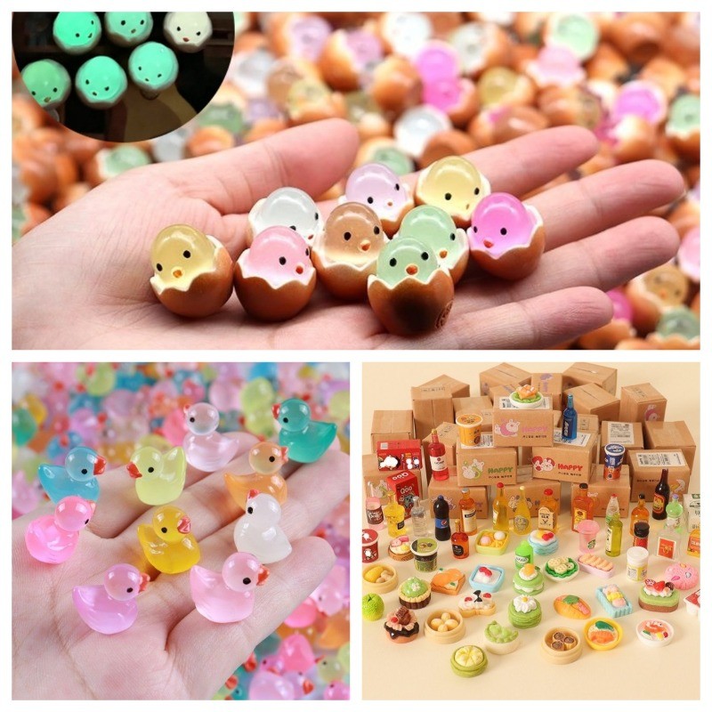 รายการสินค้าใหม่ ภูมิทัศน์ไมโครมินิเป็ดเรืองแสง/ชิค/ด่วนกล่องตาบอดอุปกรณ์เสริมขายส่งและขายปลีก